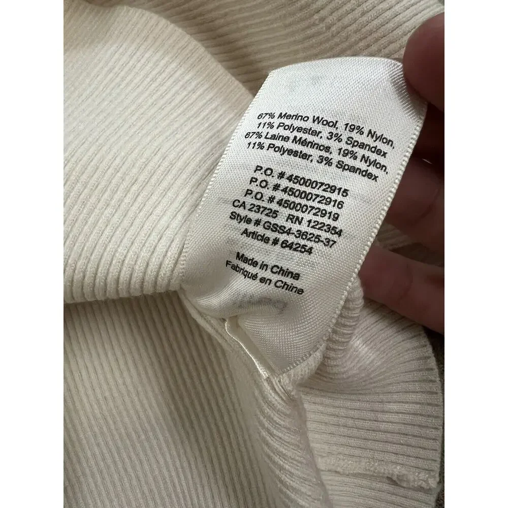 Aritzia Ivory Wilfred One Shoulder‎ Crop Top Size Small
